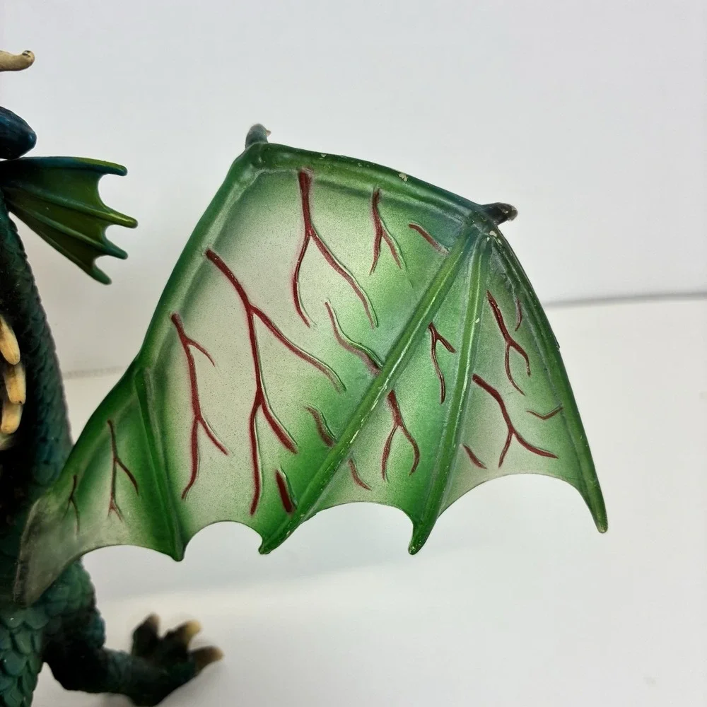 2003 Mythical Green Dragon Figure by Schleich World of Knights 5.5